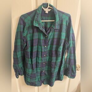 Old Navy Flannel Tartan Button Down